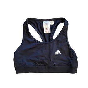 Adidas Black Racerback Sports Bra Size Medium